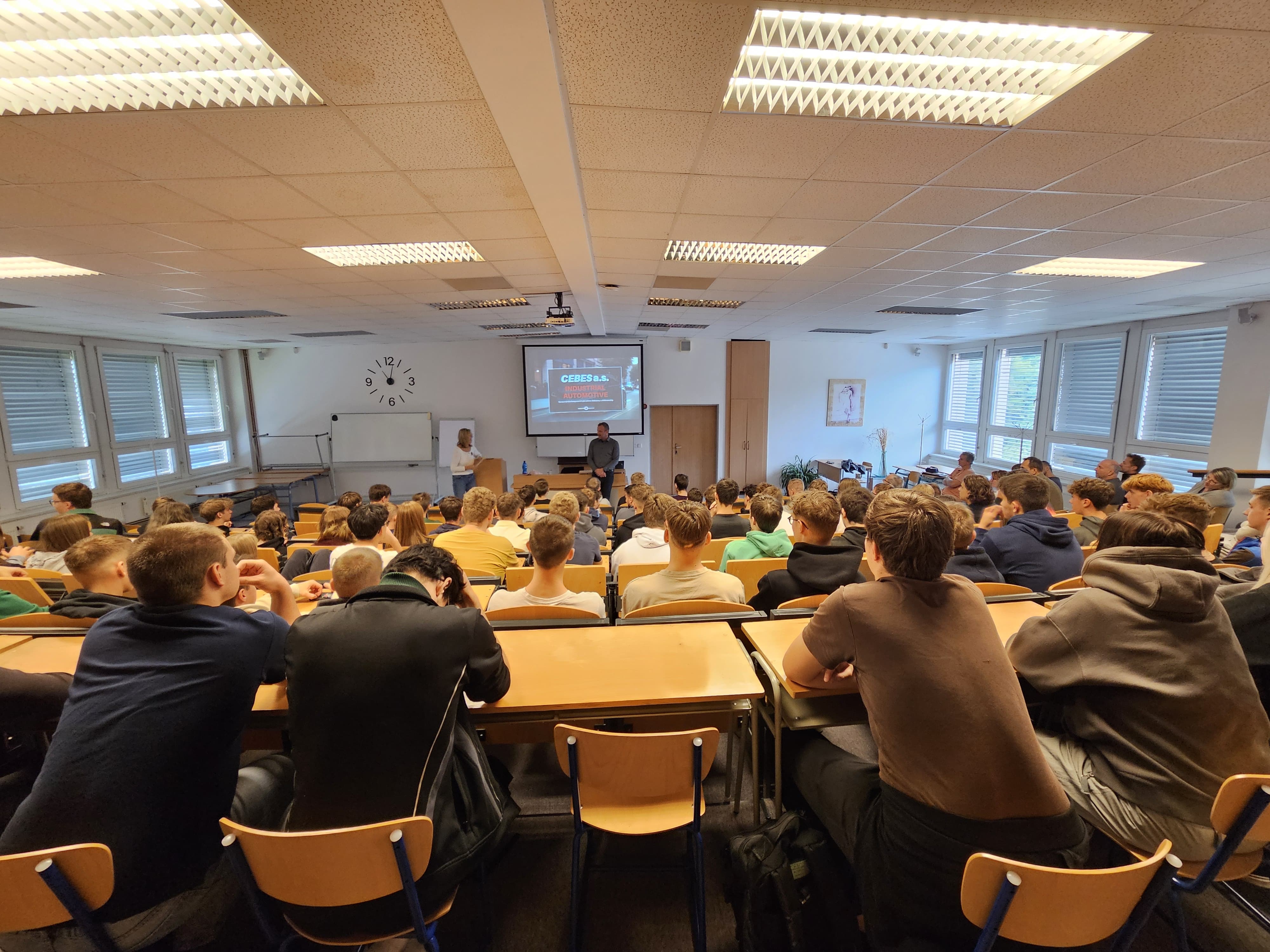 Prezentace na Střední průmyslové škole strojnické ve Vsetíně